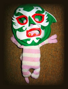 Sockmonkey en máscara